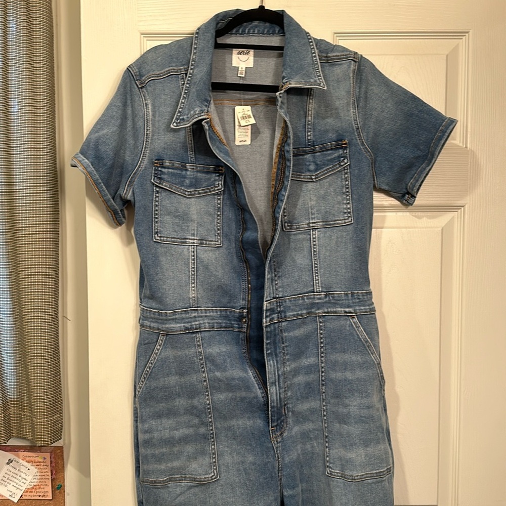 Denim jumpsuit never worn NWT